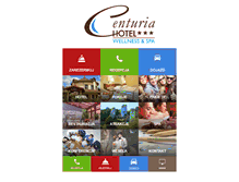 Tablet Screenshot of hotelcenturia.pl