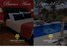 Tablet Screenshot of hotelcenturia.com